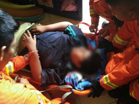 Sudin PKP Jakut Evakuasi Anak Obesitas