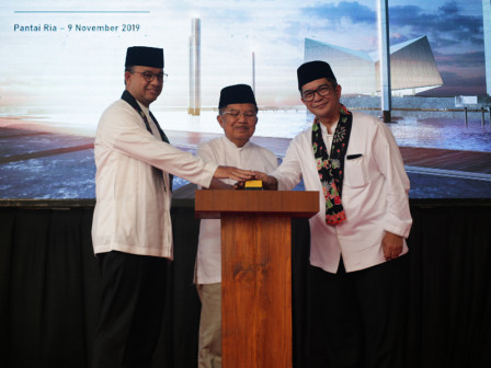  Ground Breaking Masjid Apung Ancol, Gubernur Anies Berharap Menjadi Ikon Baru Kota Jakarta