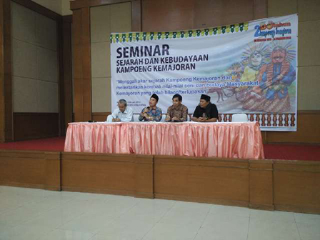 Jakpus Apresiasi Seminar Sejarah dan Kampung Kemajoran