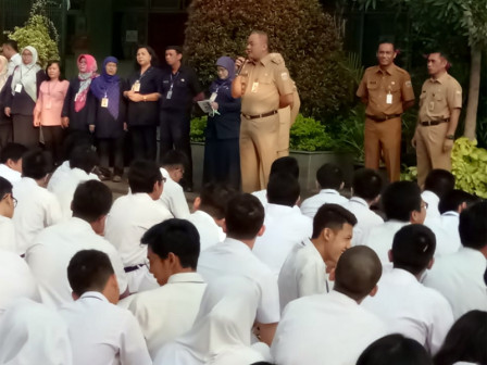 Wali Kota Jakpus Tinjau Pelaksanaan UNBK di SMAN 68