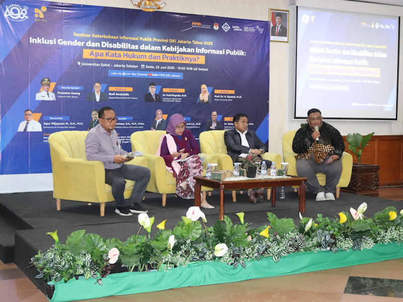 Komisi Informasi DKI dan Dinas Kominfotik Gelar Seminar KIP di Universitas Sahid 