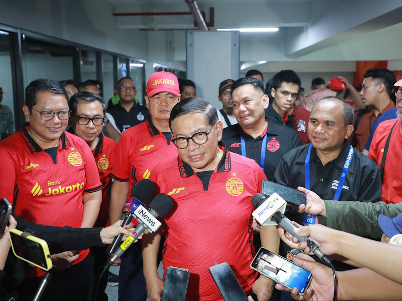 Pram Puji Semangat Pemain Persija 