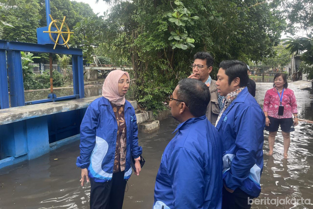 Genangan di Kelapa Gading Berangsur Surut 