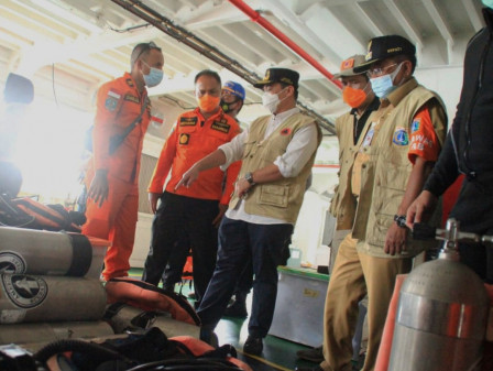 Wagub Ariza Pantau Langsung Progres Pencarian Pesawat Sriwijaya Air SJ 182 PK-CLC
