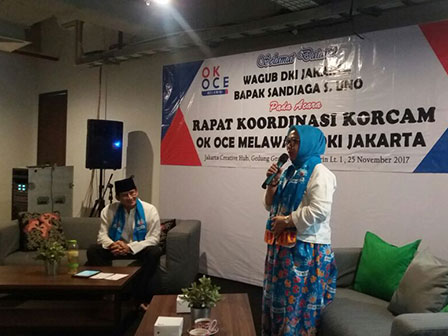 Wagub DKI hadiri koordinasi korcam Oke Oce di Jakarta Creative Hub