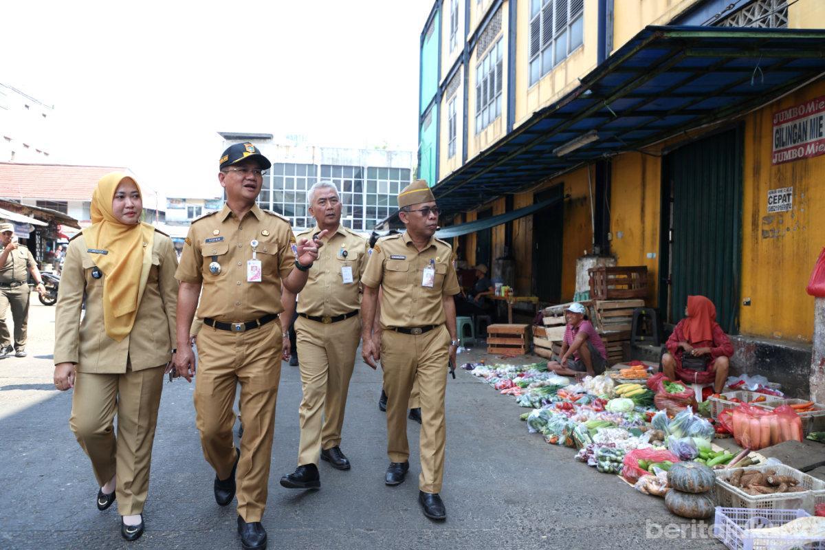 Syafrin Tinjau Lokbin dan Pasar Jaya Pasar Minggu