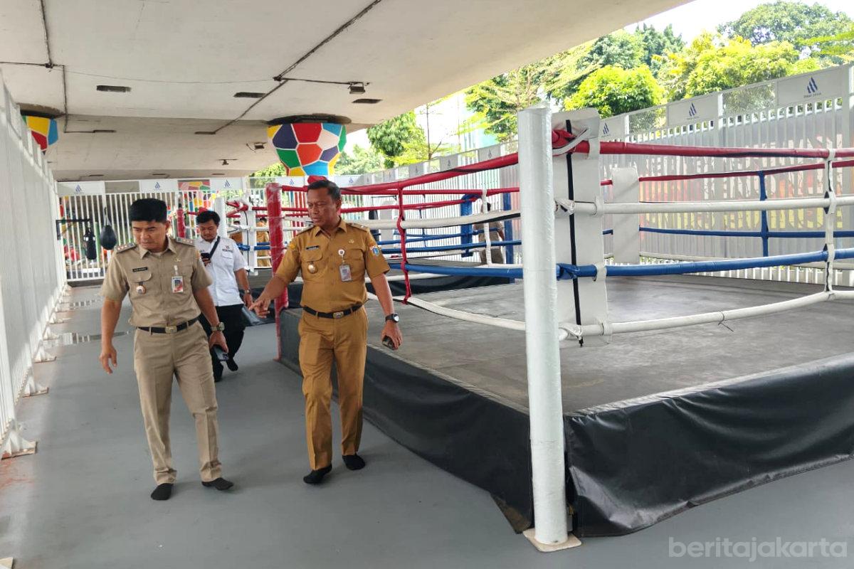 Munjirin Tinjau Ring Tinju Flyover Kampung Melayu