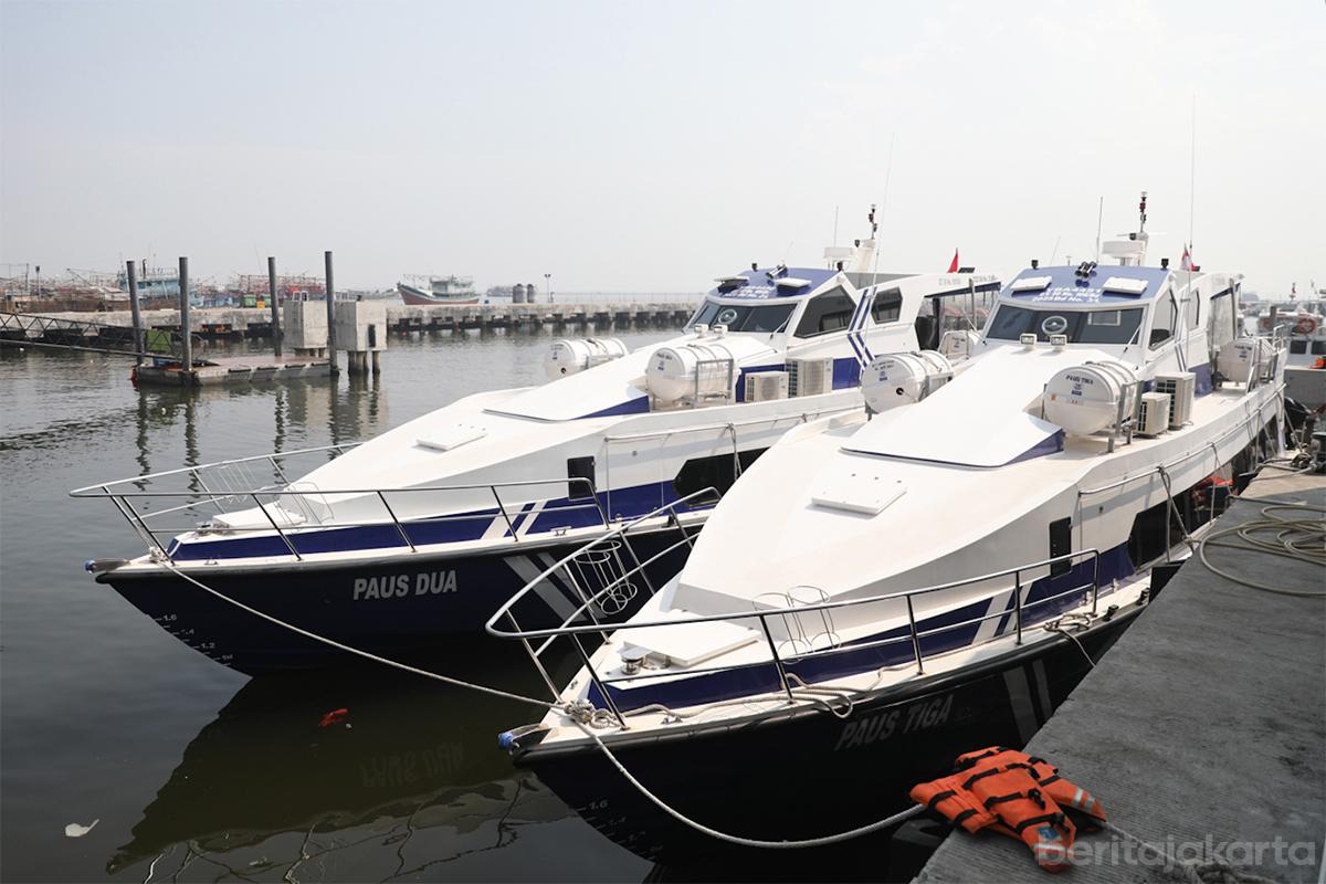 Kapal cepat dishub muara angke jati
