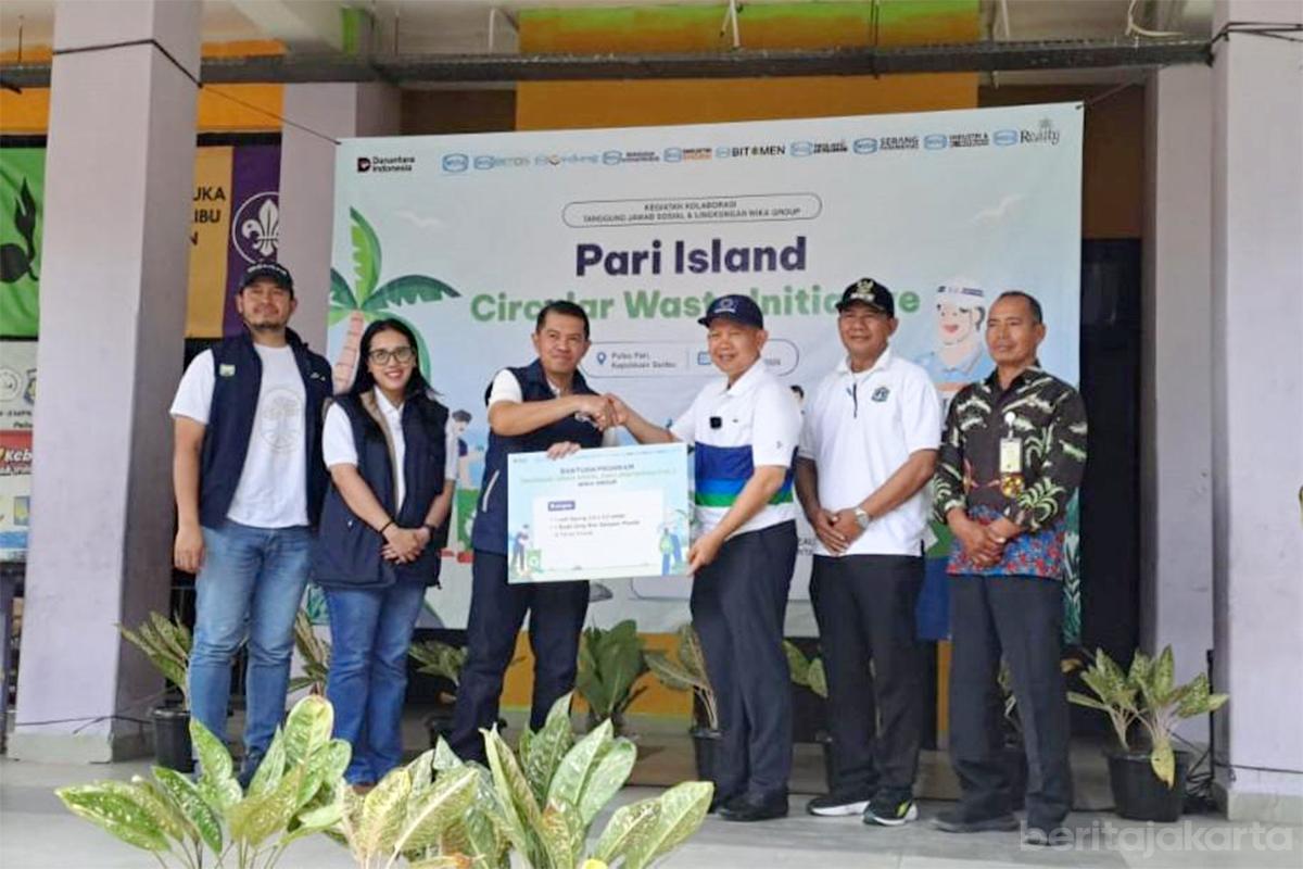Pengelolaan Sampah Berbasis Ekonomi Sirkular pulau pari anita