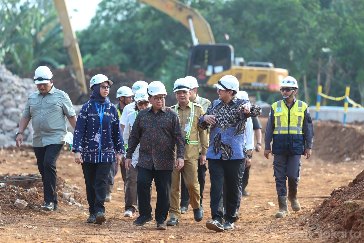 Pramono tinjau embung kebagusan rezap