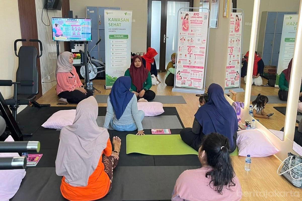 Ibu Hamil di Penjaringan Diedukasi Kesehatan dan Kebugaran