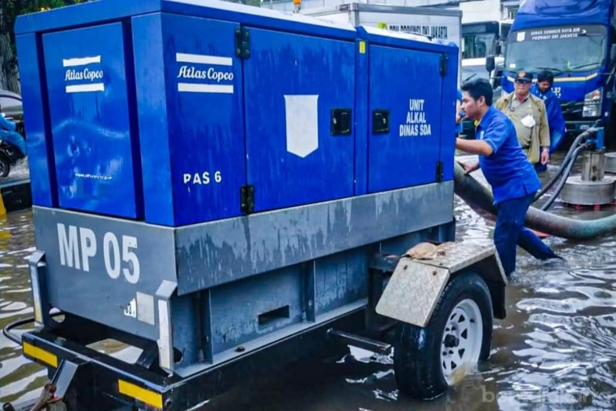 Pompa Jaksel Siap Hadapi Musim Hujan tiyo
