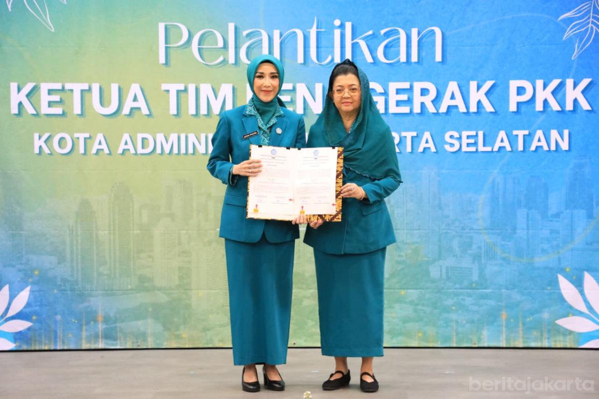 Hani Pramono Lantik Ketua TP PKK Jaksel