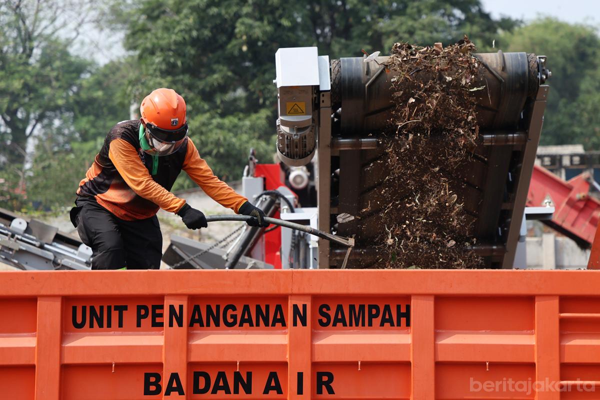 Saringan sampah dinas lh badan air otoy