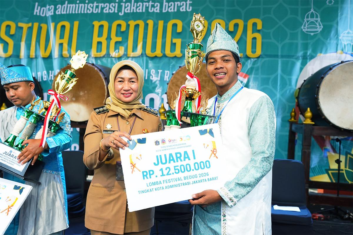 Walikota iin mutmainnah Festival Bedug Jakarta Barat 2026 budi ist