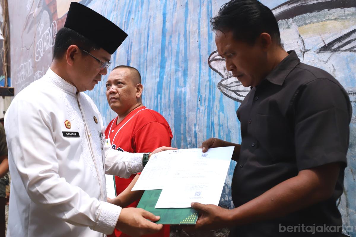 Adminduk Penyintas Kebakaran Pela Mampang tiyo