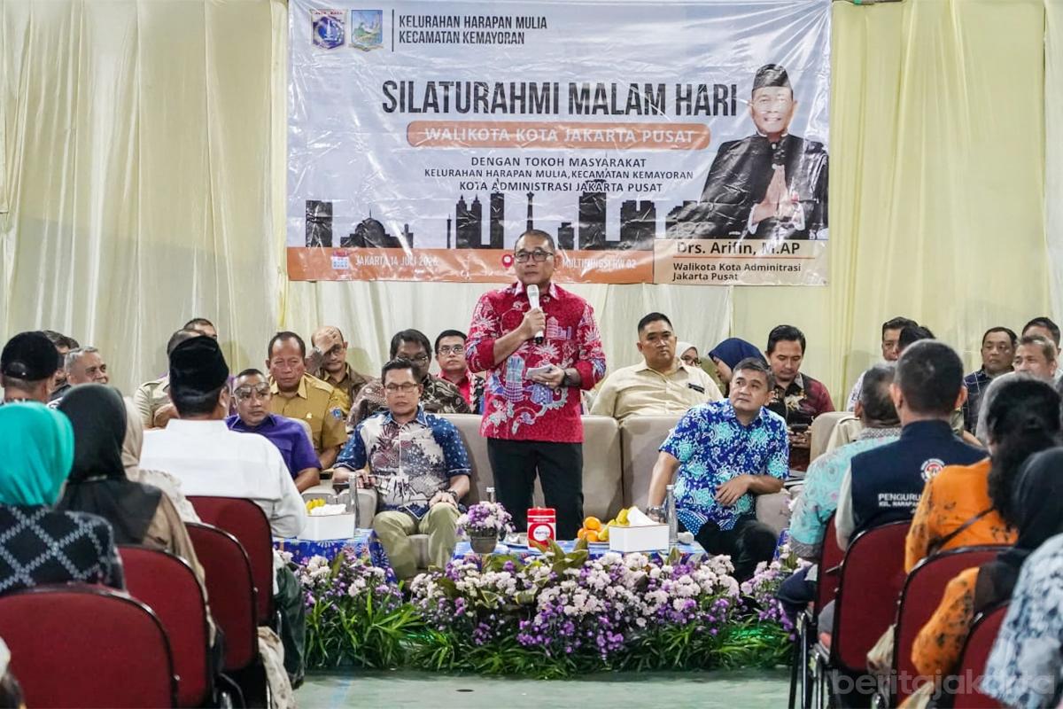 Walikota jakpus arifin harapan mulya folmer