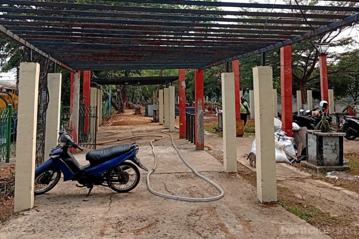 Progres Perbaikan Taman Pedongkelan Capai 70 Persen