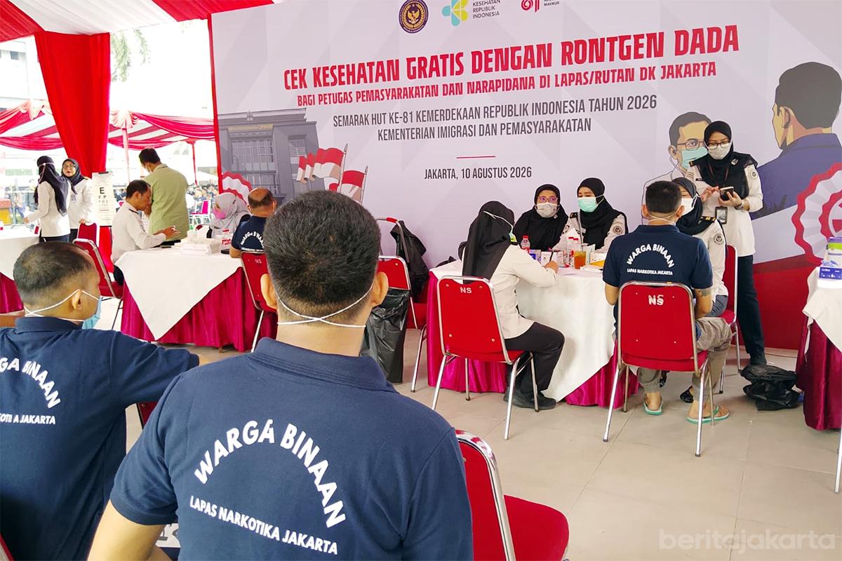 Cek kesehetan gratis ckg warga binaan RS Pengayoman nur