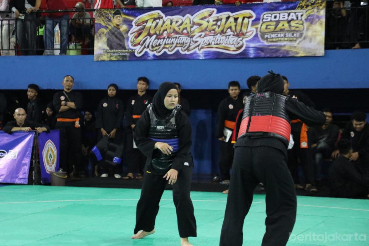 1.100 Atlet Ikuti Kejuaraan Sobat GAS Pencak Silat Championship di GOR Ciracas