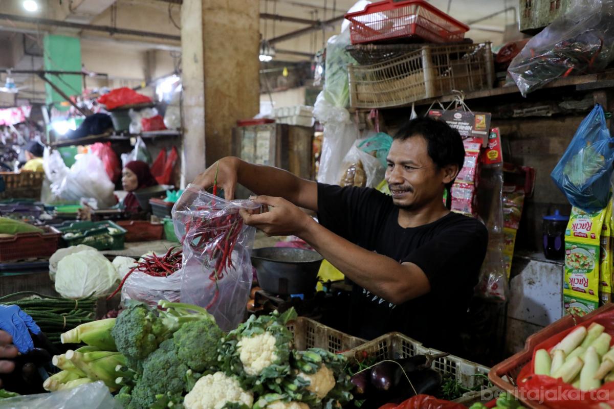 Stok Pangan Pasar Ciracas otoy