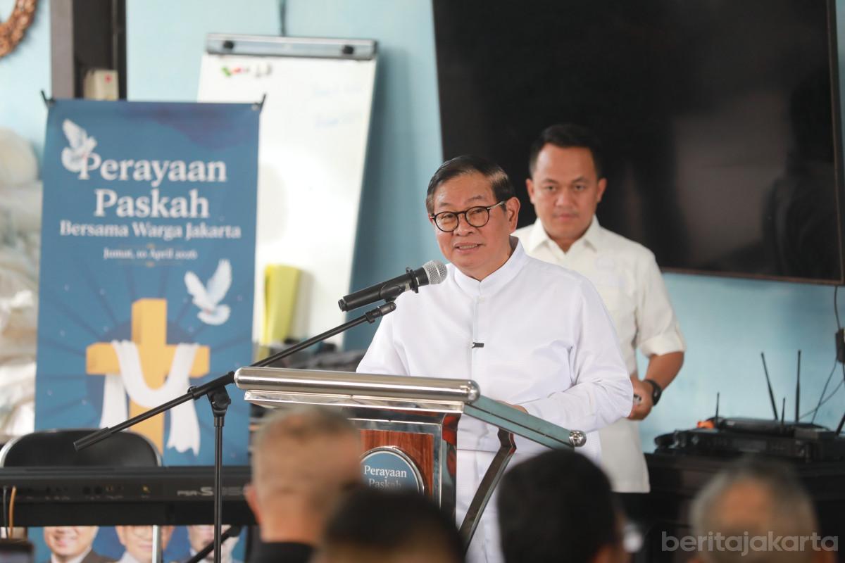 Gubernur jakarta pramono hadiri paska rezap