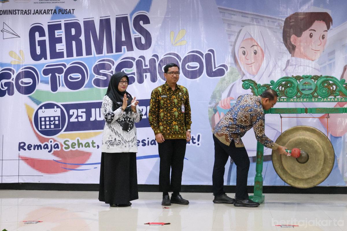 Wali Kota Jakpus Sosialisasikan Gerakan Hidup Sehat di SMKN 27