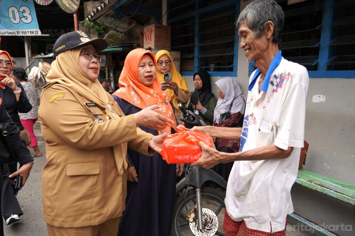 TP PKK Kecamatan Setiabudi Lakukan Aksi Kemuliaan di Karet Semanggi