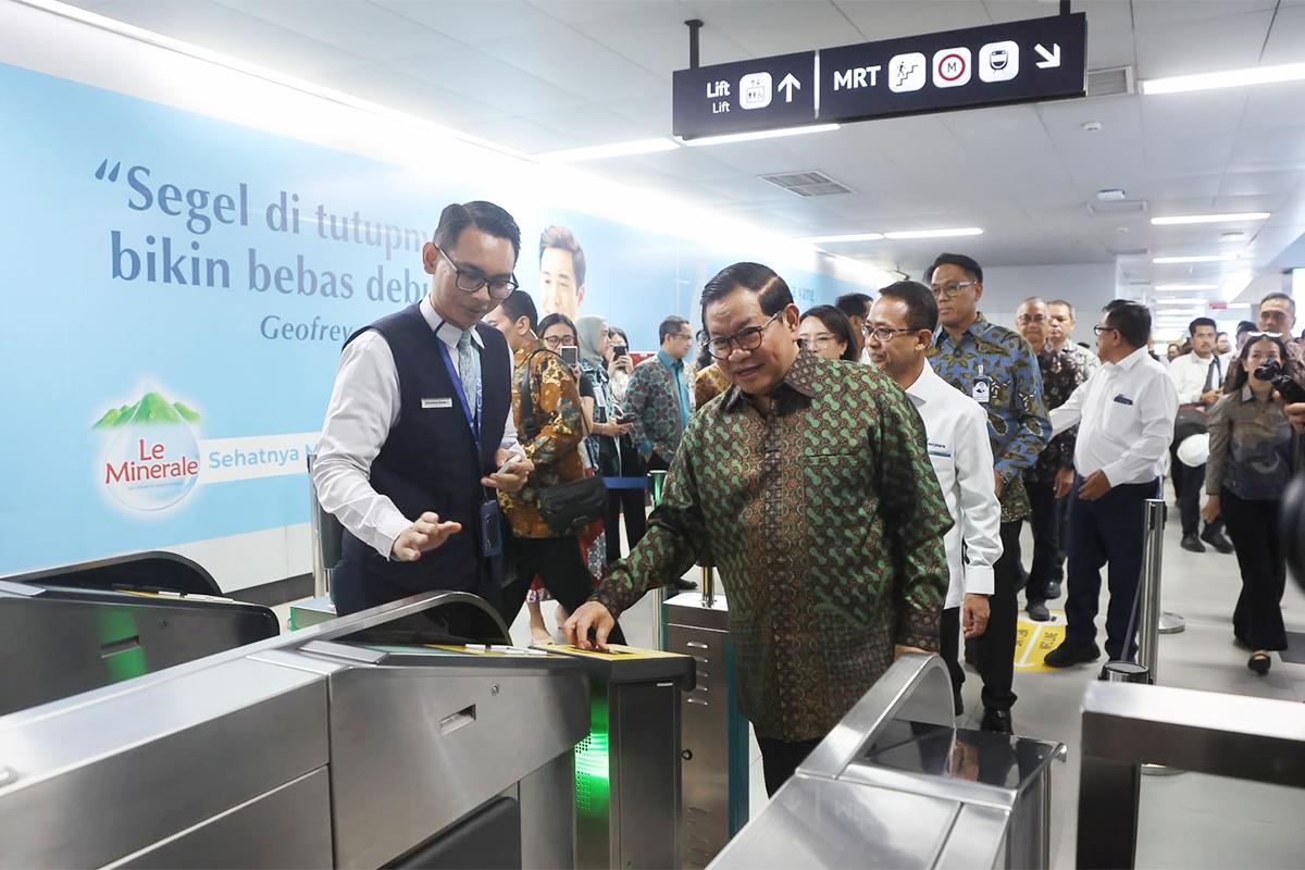 Gubernur pramono pembayaran nirsentuh mrt ppid rezap