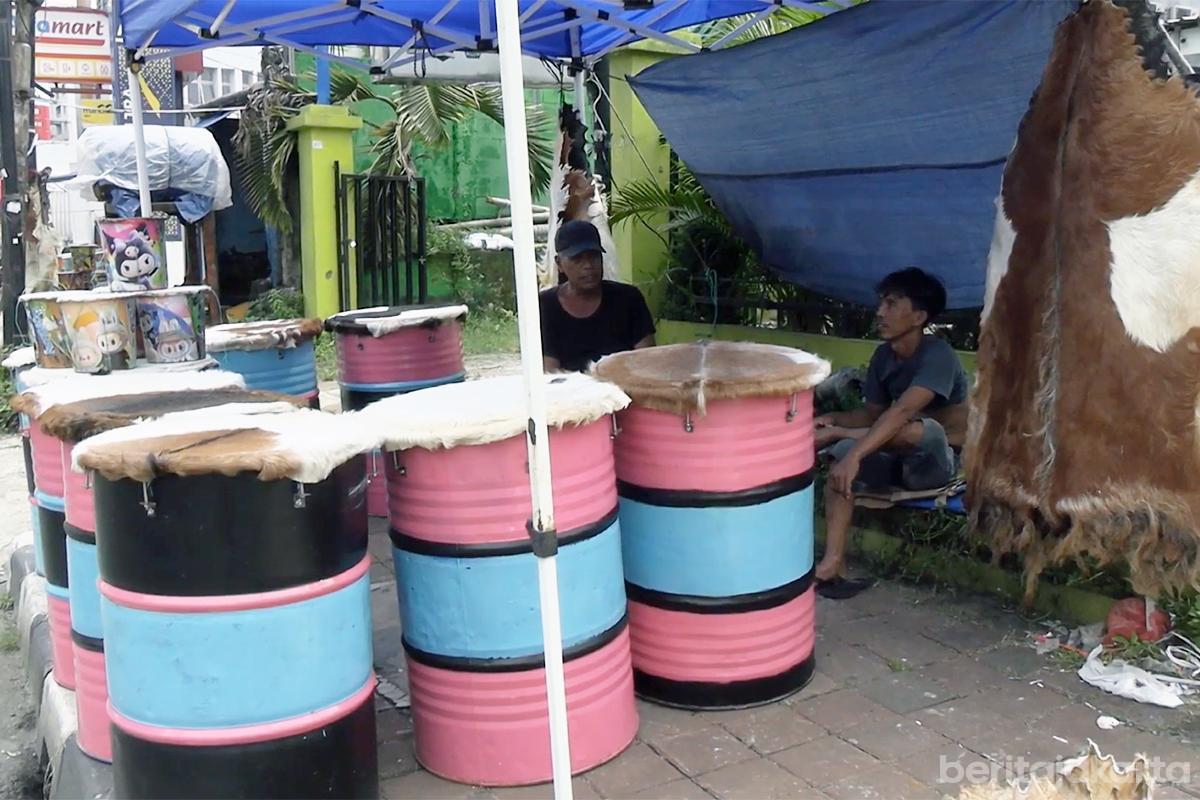 Pedagang bedug tanah abang rajis3