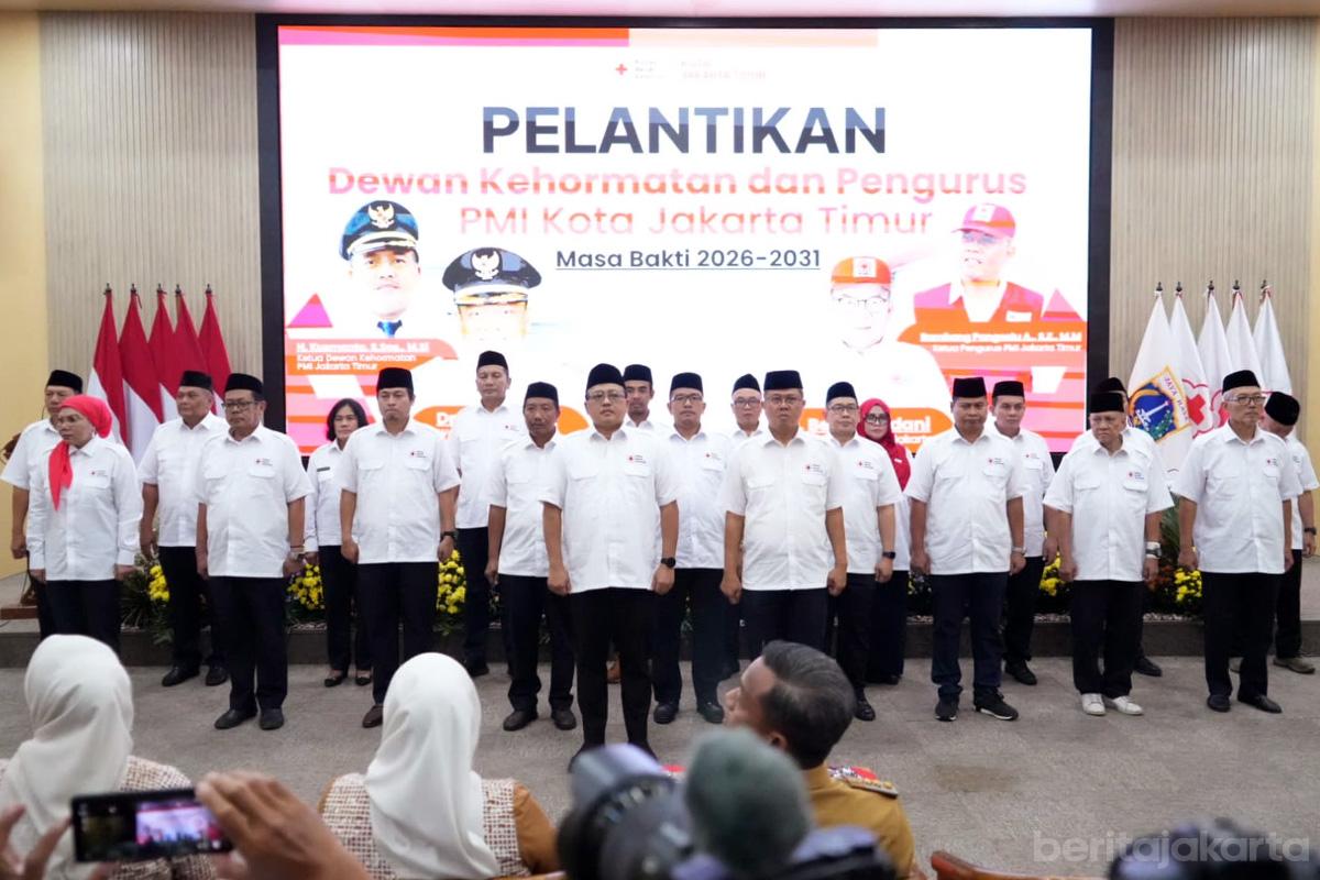 Pelantikan pengurus pmi jaktim nur