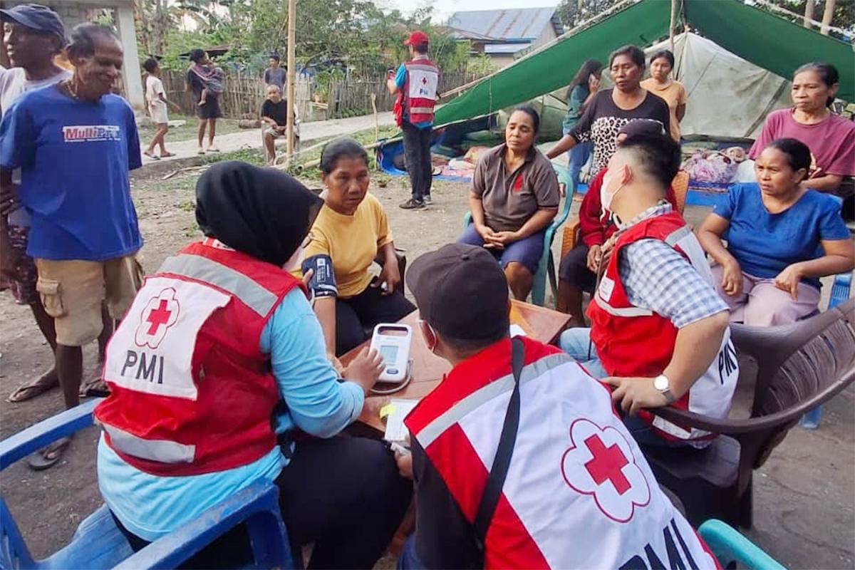 Pmi korban gempa sengari gery ist