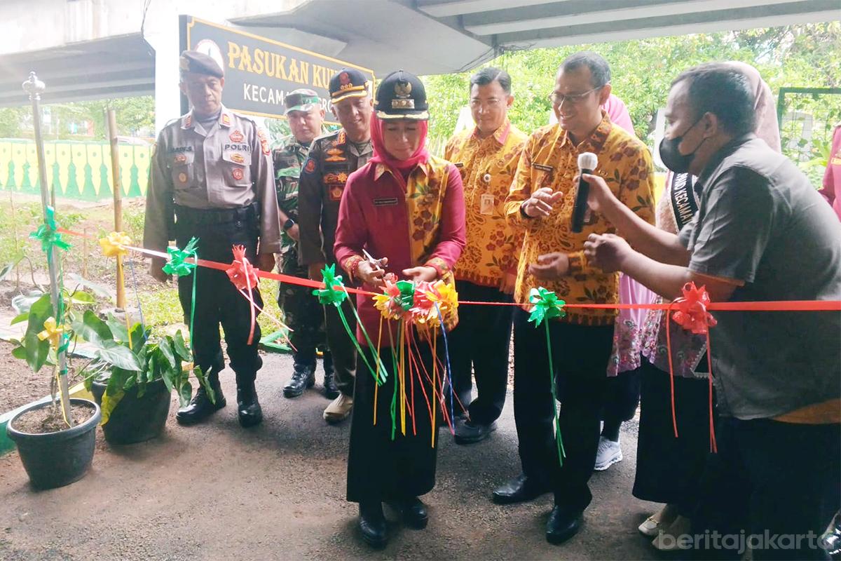 Walikota jakbar iin peresmian Gropetian Edu Park budi