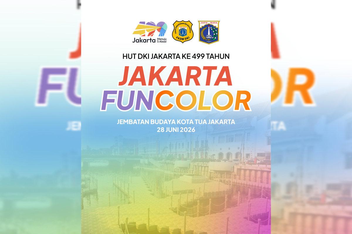 Jakarta Fun Color dan Festival Bakar Pisang Raja di Kota Tua