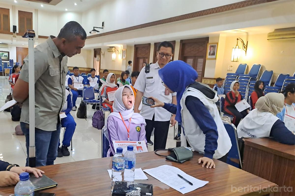 Seleksi kesehatn paskibra jakpus folmer