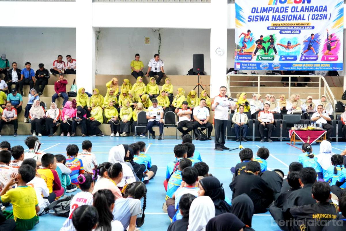 228 Pelajar Meriahkan O2SN Sudin Pendidikan II Jakbar