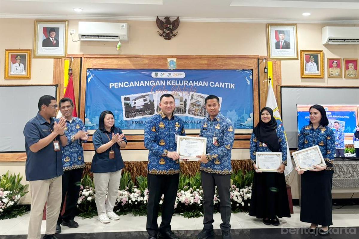 Pencanangan kelurahan cantik jakut anita ist