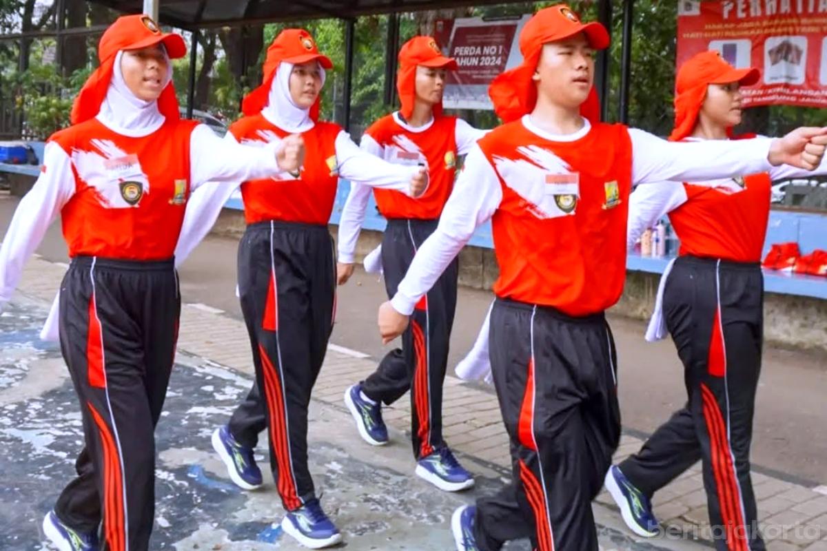 Pemusatan pelatihan paskibraka jakut