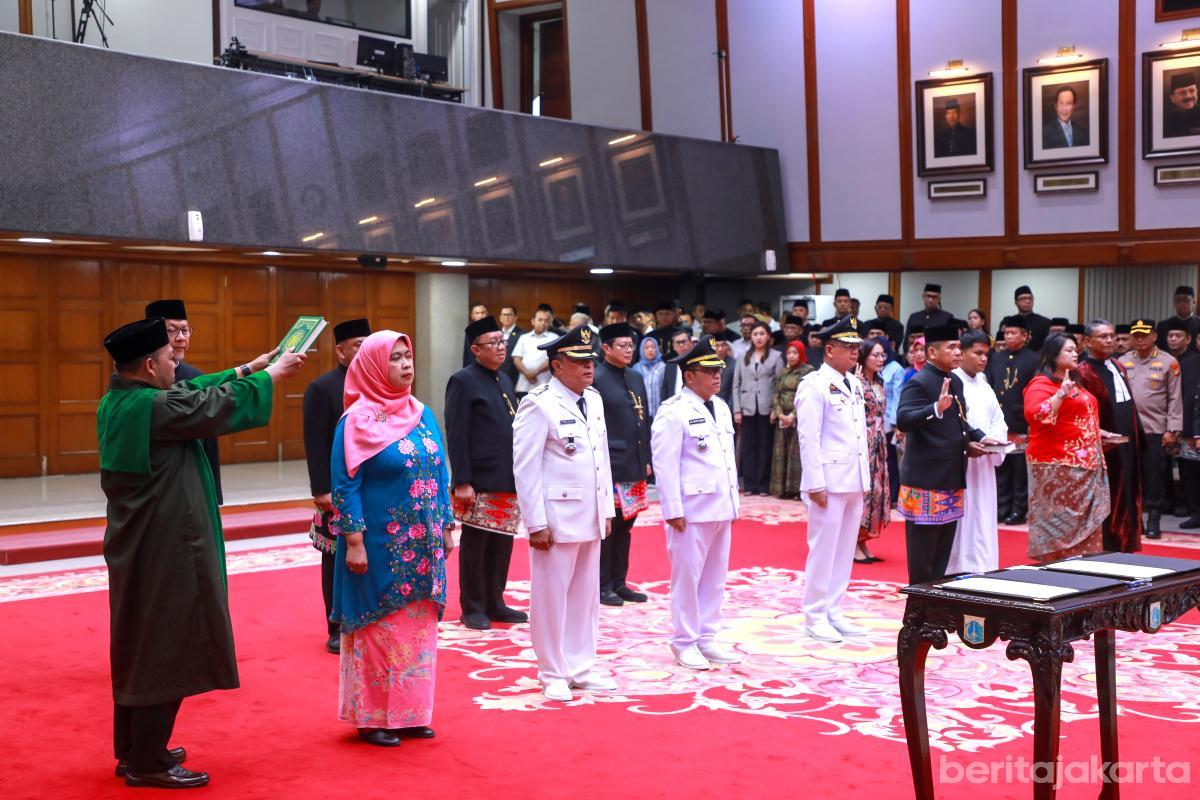 Pramono pelantikan pejabat rezap