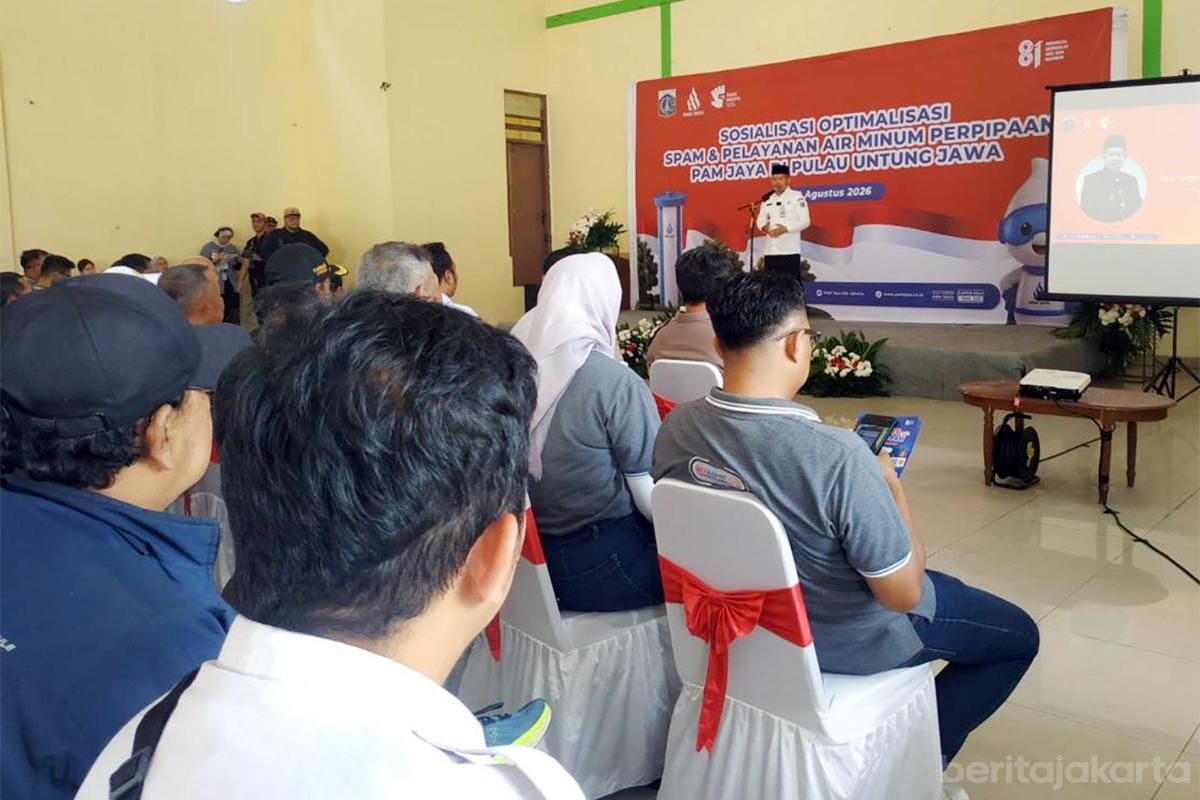 Sosialisasi SPAM pulau untung jawa anita