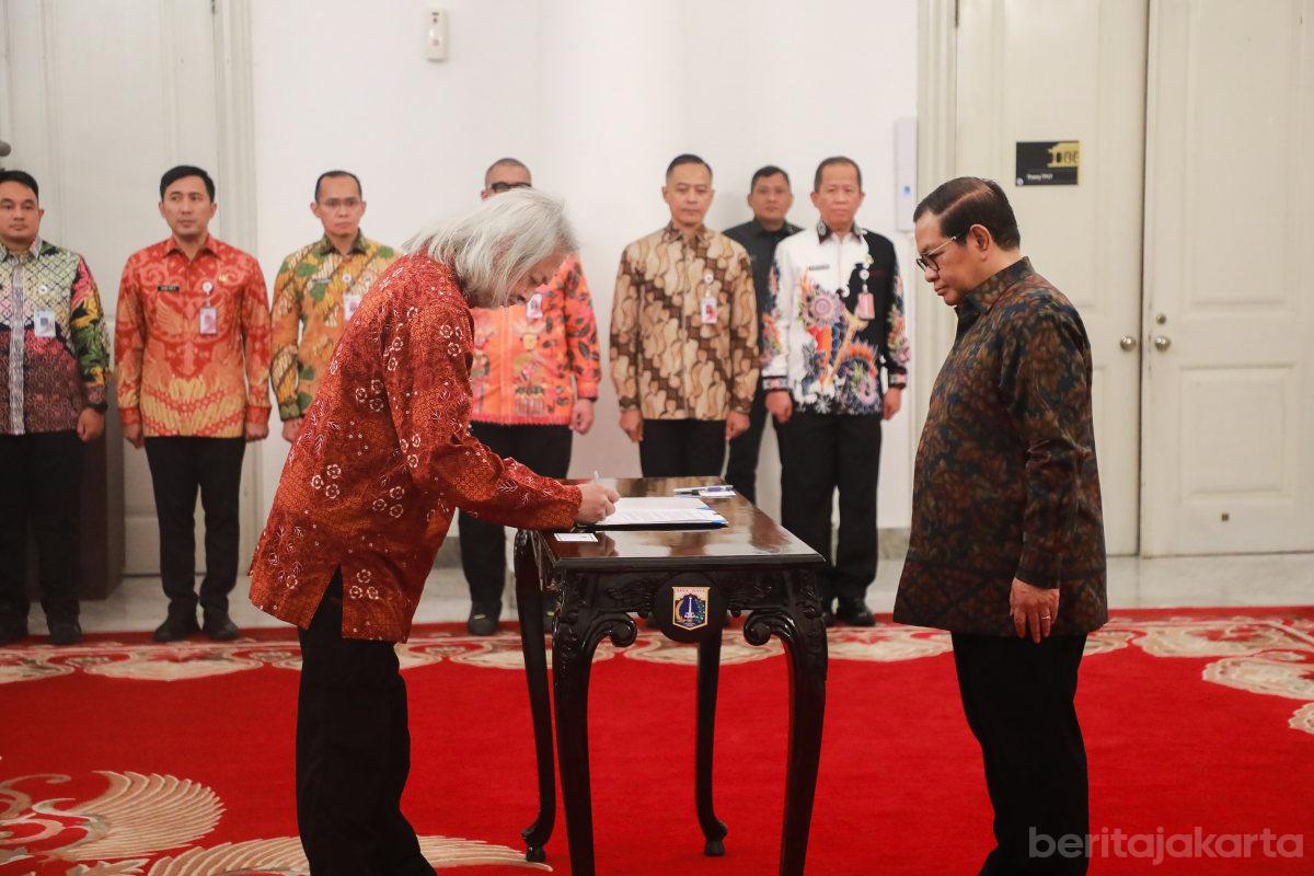 Pramono Kukuhkan Anggota Akademi Jakarta Periode 2026 2031