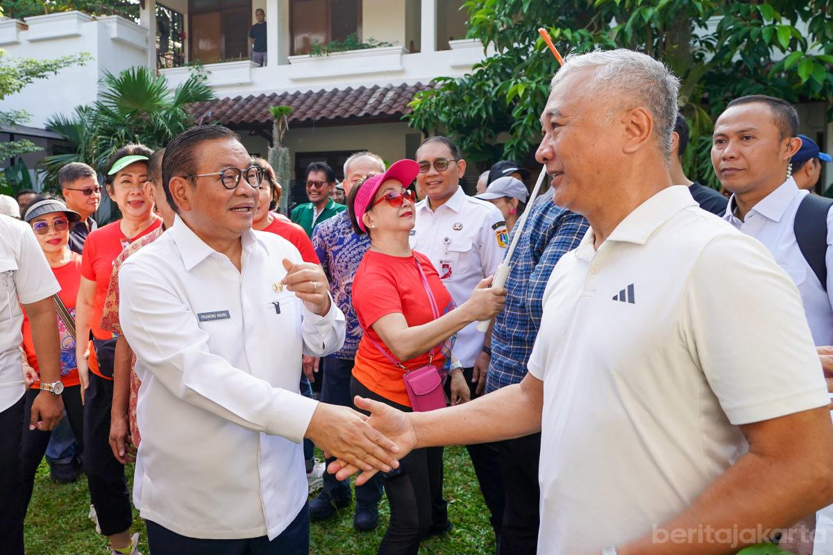Halal bihalal warga menteng pramono rezap