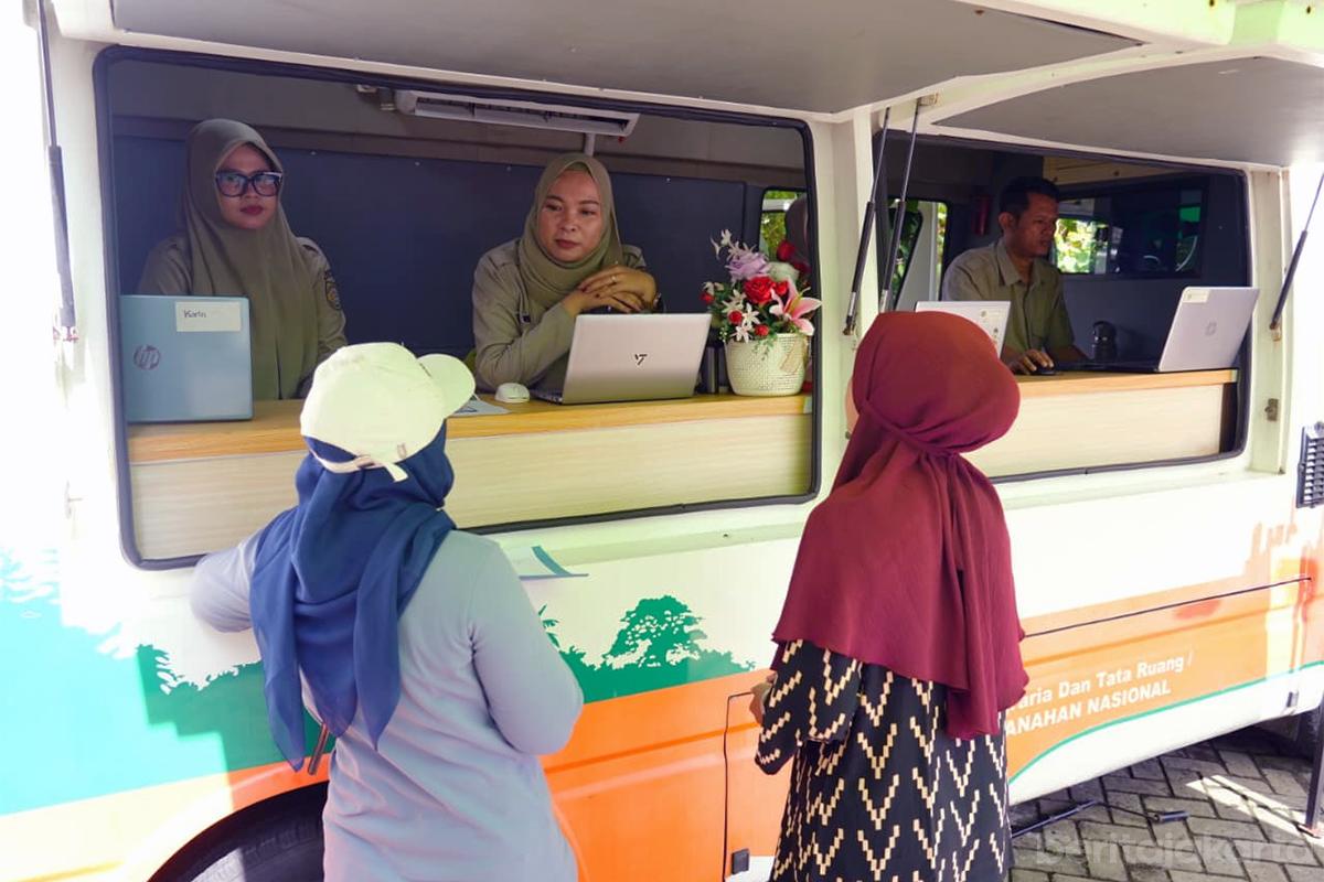 BPN Jakbar layanan cantik budi