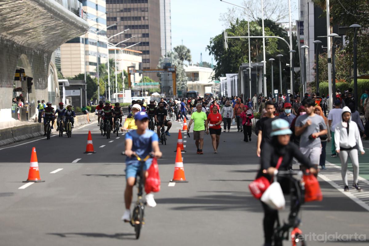 Car free day ilustrasi