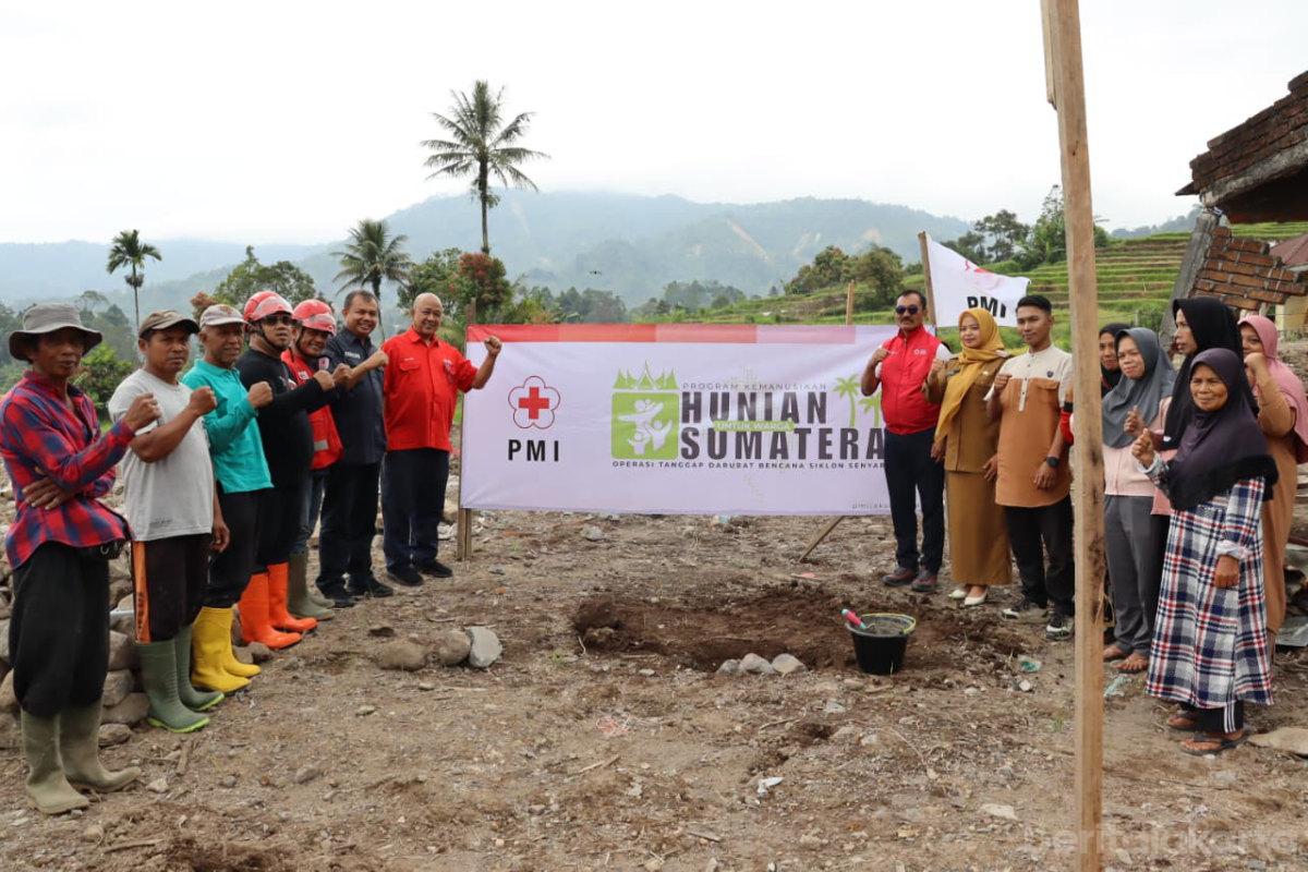 Pmi jaksel rumah hunian sumatra