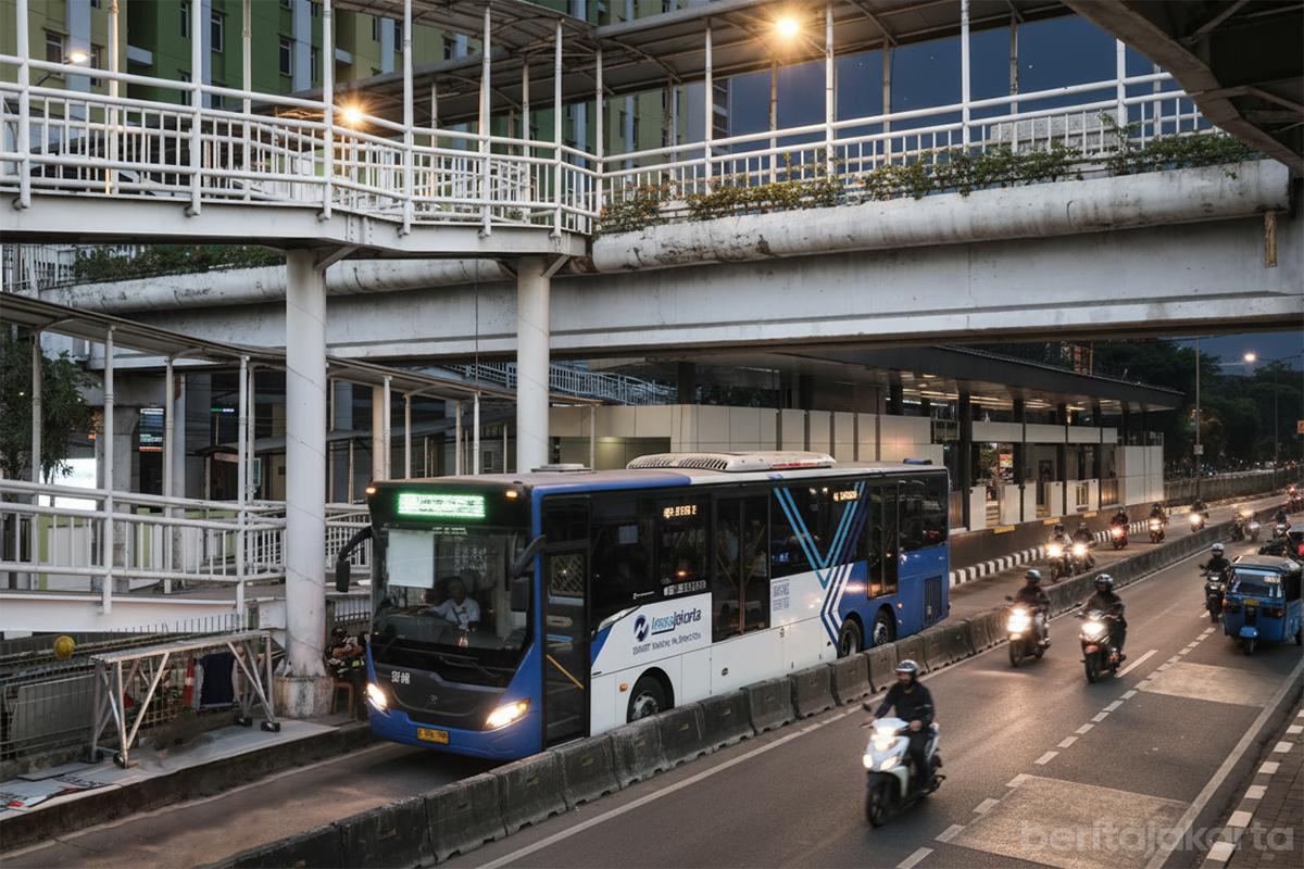 Transjakarta malam AI dok