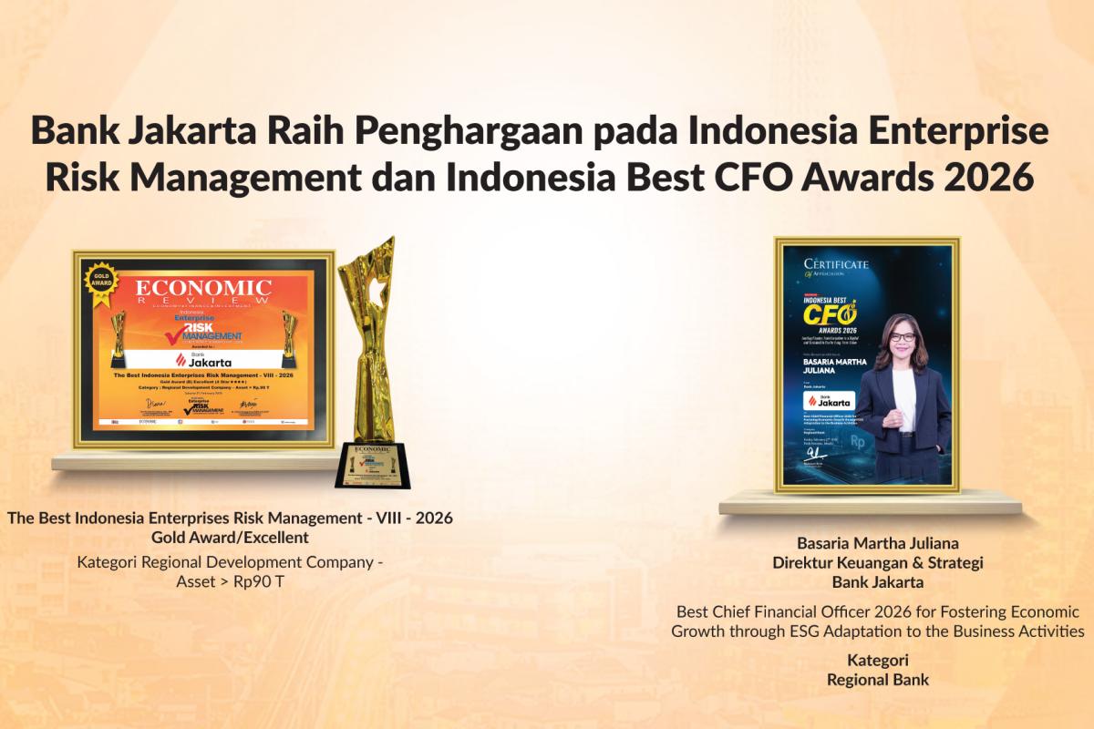 Bank Jakarta Penghargaan The Best Indonesia Enterprises Risk Management ist