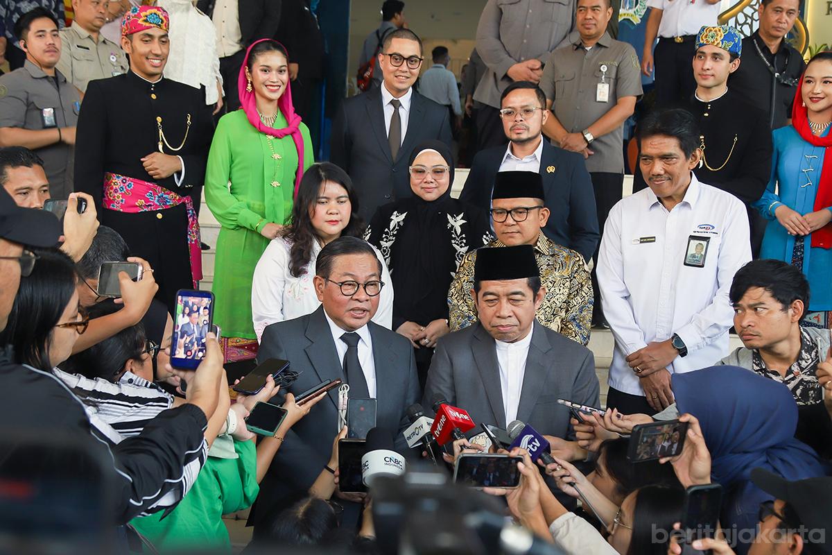 Gubernur pramono halalbihalal dprd rezap