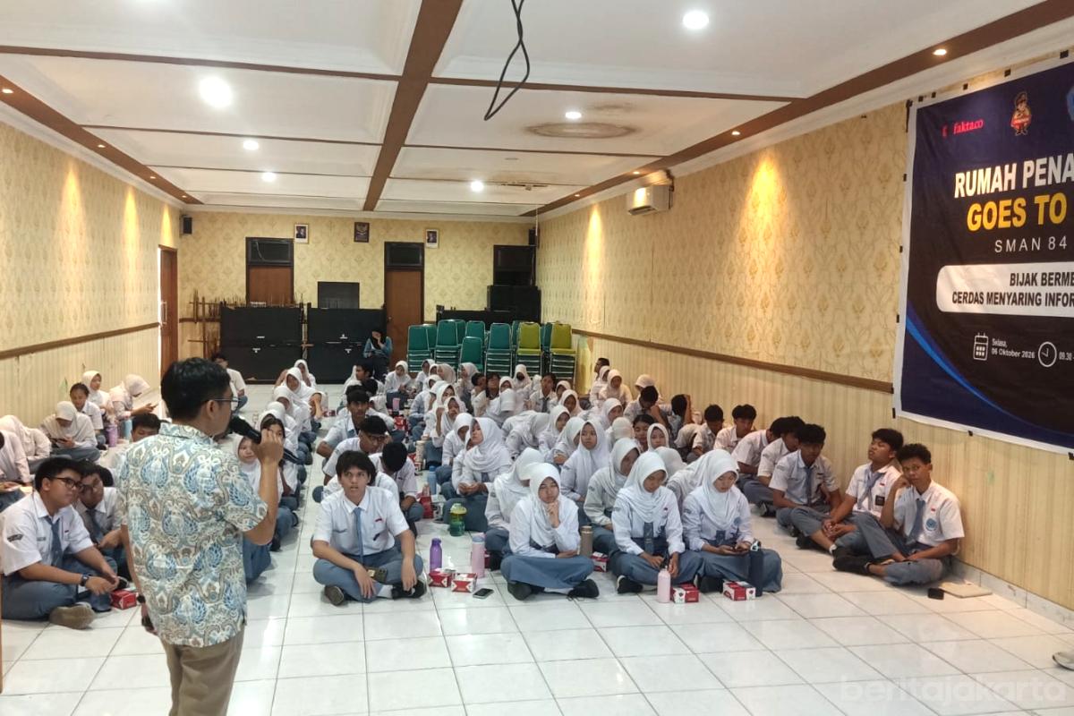 Pelajar SMAN84 edukasi Bijak Bermedia Sosial budi