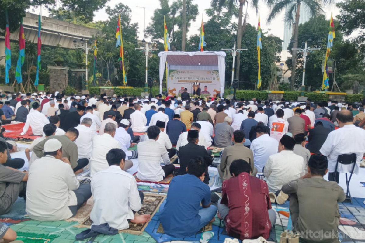 Salat Iduladha di Walkot Jaksel Berlangsung Khidmat